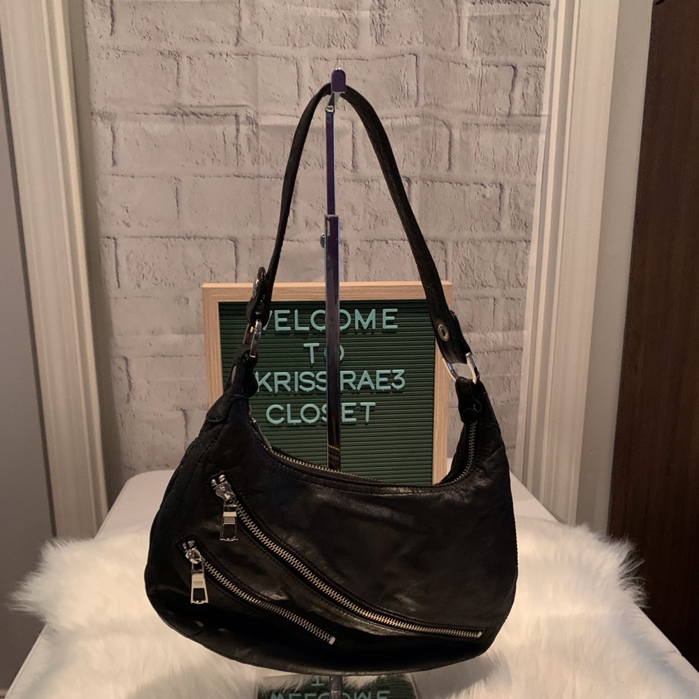 Nine West Leather Zipper Bag